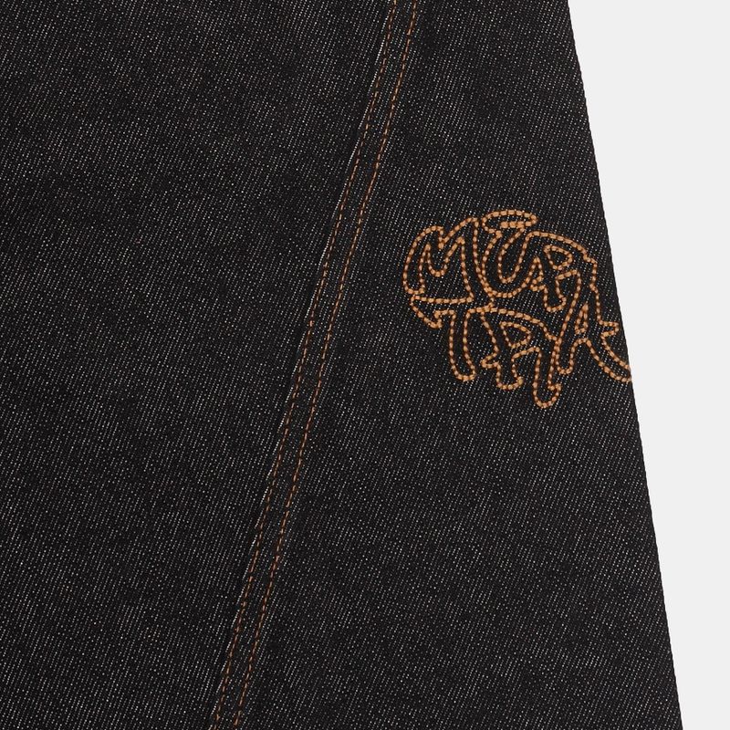 Mertra Big Step Black Denim Jeans / Size 32 / Mens / Black